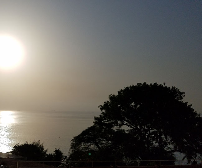 Sunrise in Dakar, Senegal